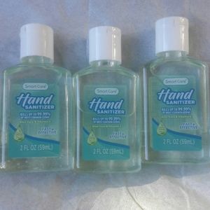 3, 2 FL OZ bottles of Smart Care Hand Sanitizer